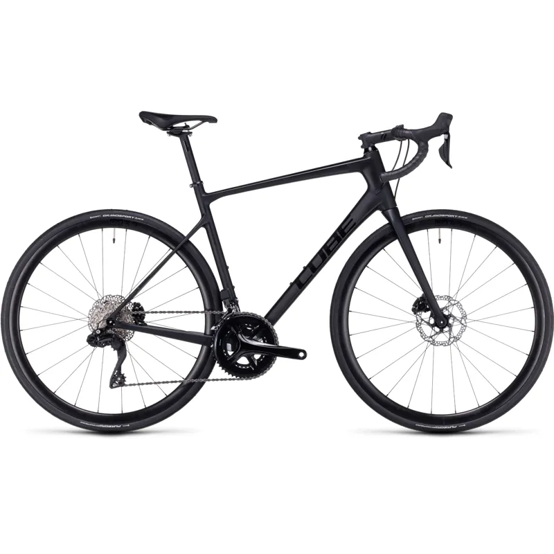 2023 Cube Attain GTC SLX Road Racing Bike in Carbon/Black